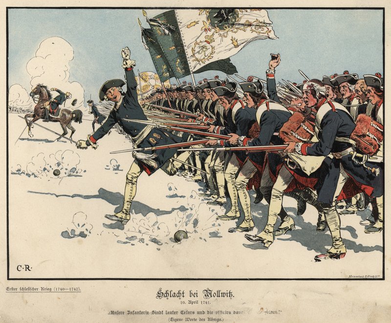 Slaget ved Mollwitz av Carl Röchling