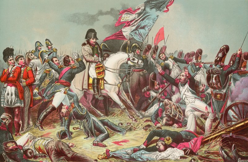 Slaget ved Waterloo av Carl von Steuben