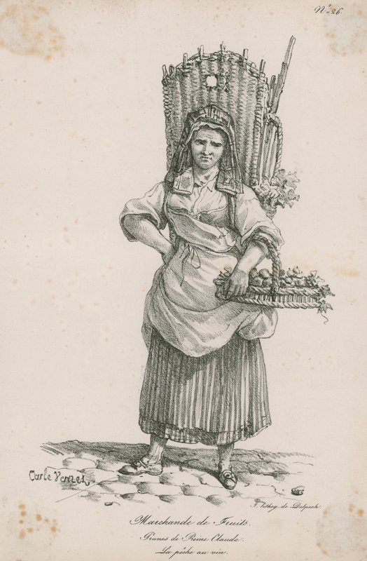 Frukthandler av Carle Vernet