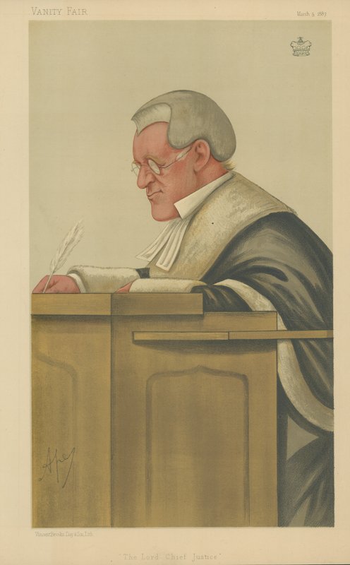 Lord Coleridge av Carlo Pellegrini