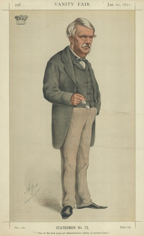 Lord John Lawrence (farge litho) av Carlo Pellegrini