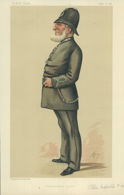 Politiinspektør Ebenezer Denning av Carlo Pellegrini