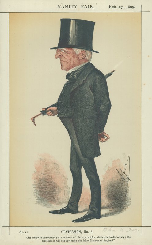 Høyre ære Robert Lowe av Carlo Pellegrini