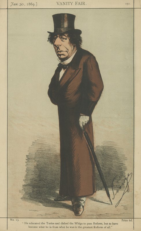 Høyre ærede Benjamin Disraeli av Carlo Pellegrini