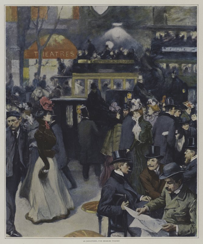 Boulevarden av Carlo Wostry