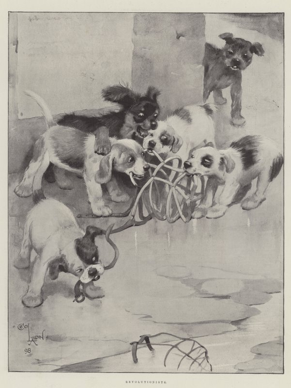 Revolusjonister av Cecil Charles Windsor Aldin
