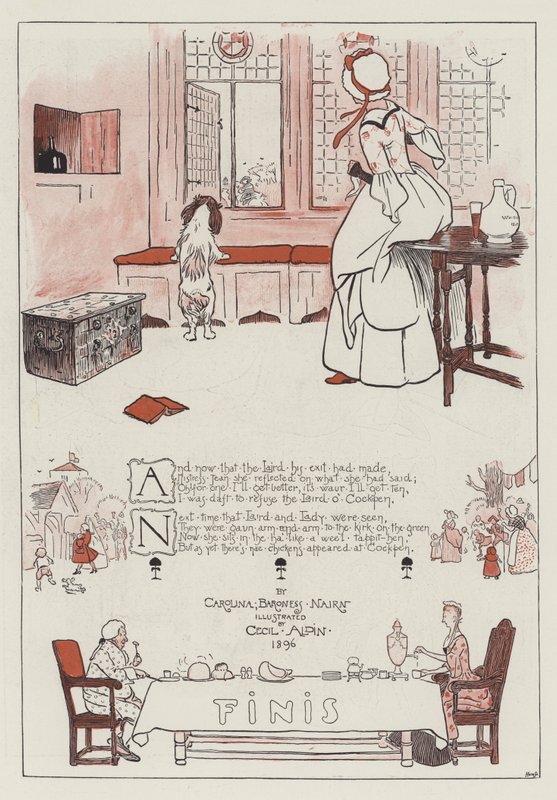 Laird OCockren farge litho av Cecil Charles Windsor Aldin