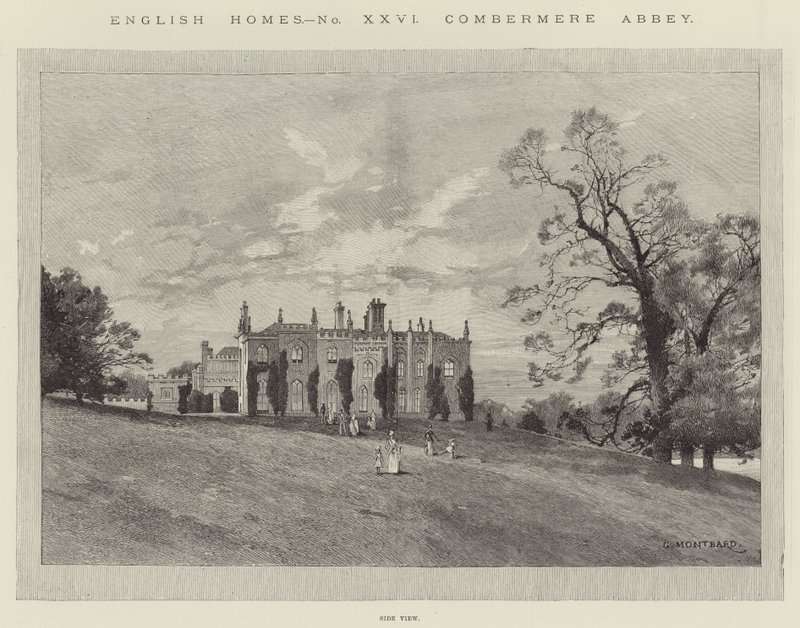 Combermere Abbey av Charles Auguste Loye