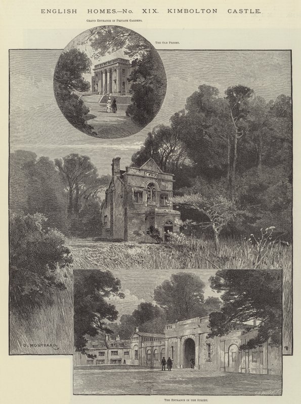 Kimbolton Castle av Charles Auguste Loye