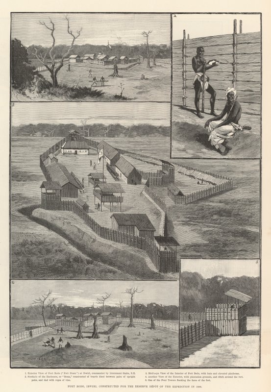 Stanleys Emin Pasha hjelpeekspedisjon av Charles Auguste Loye