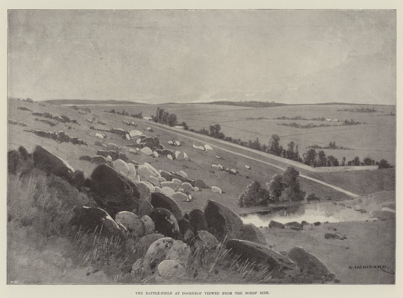 Slagfeltet ved Doornkop sett fra boernes side av Charles Auguste Loye