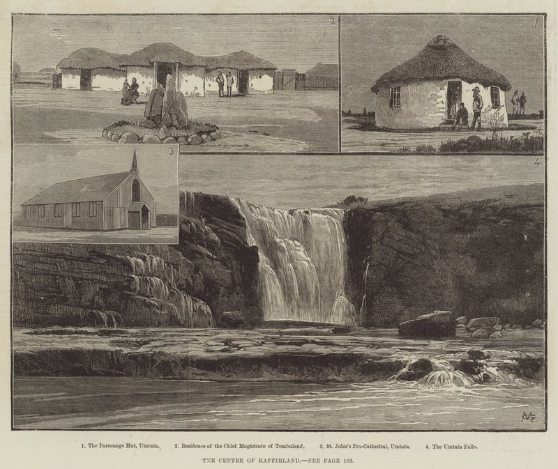 Sentrum av Kaffirland av Charles Auguste Loye