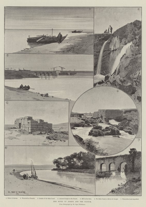 Elven til Joseph og Fayoum av Charles Auguste Loye