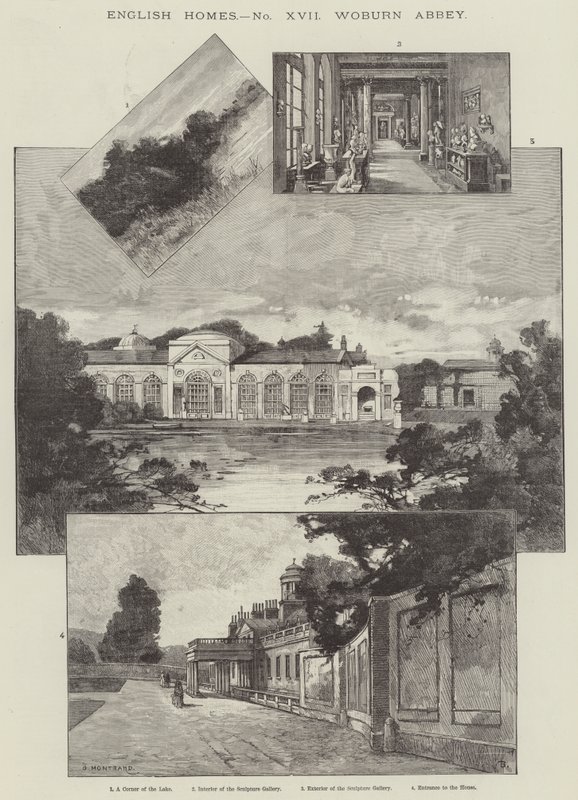 Woburn Abbey av Charles Auguste Loye