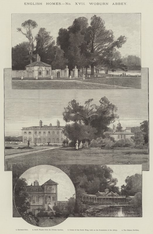 Woburn Abbey av Charles Auguste Loye