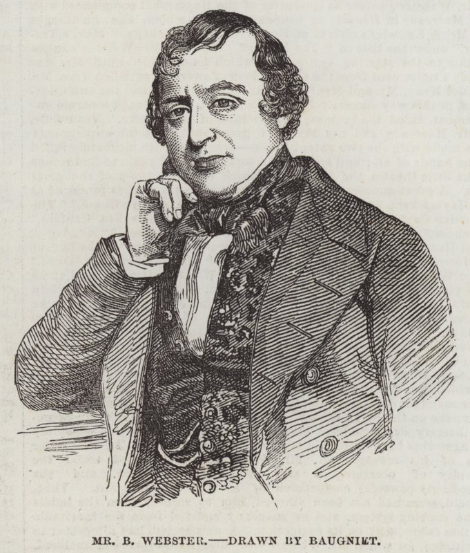 Mr B Webster av Charles Baugniet