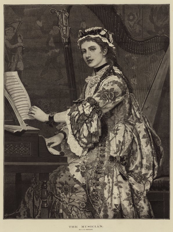 Musikeren av Charles Edward Perugini