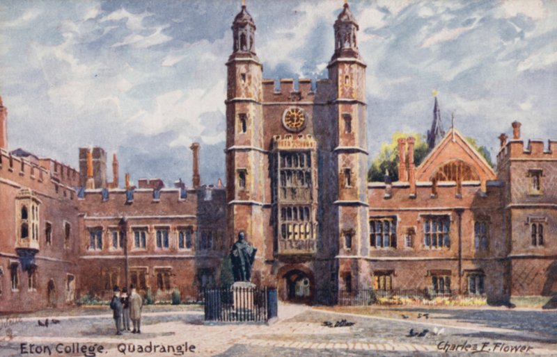 Eton College, Quadrangle av Charles Edwin Flower