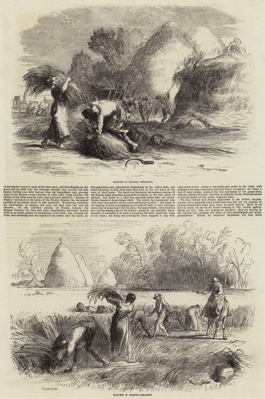 Landbruk i Frankrike av Charles Emile Jacque