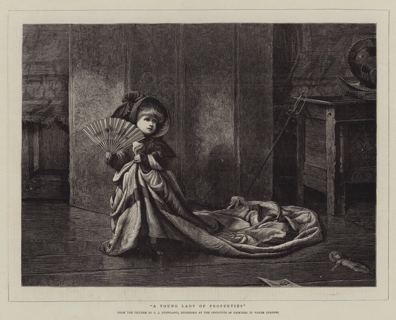 En ung dame av eiendommer av Charles J. Staniland