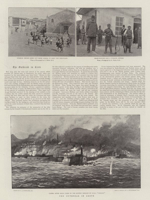 Utbruddet på Kreta av Charles J. Staniland