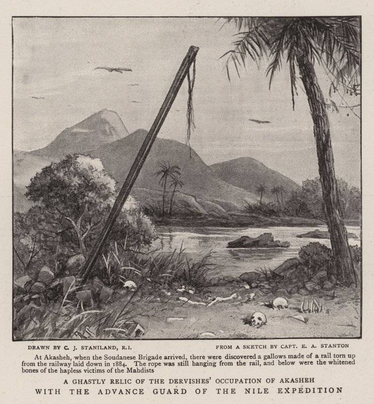 Med Advance Guard of the Nile Expedition av Charles J. Staniland