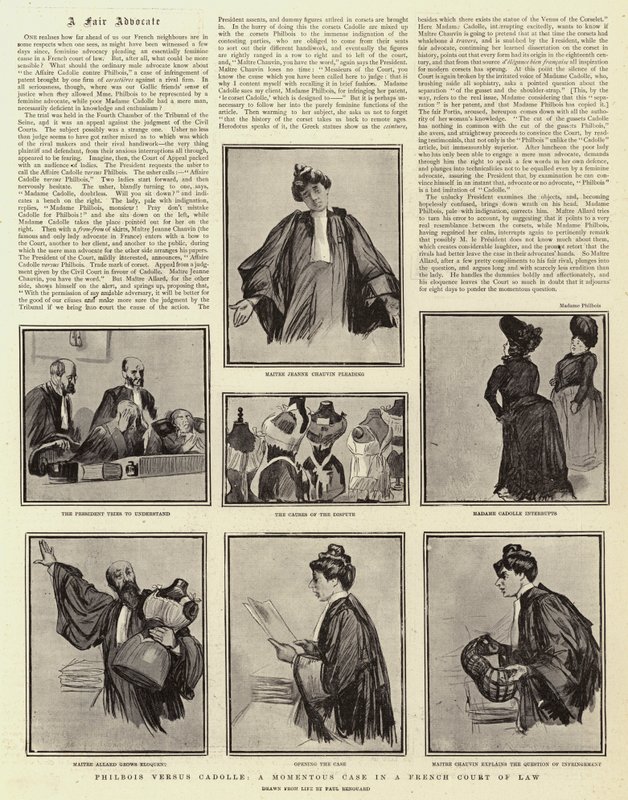 Philbois versus Cadolle, en betydningsfull sak i en fransk domstol av Charles Paul Renouard