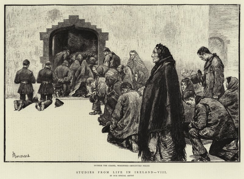 Studier fra Life in Ireland, VIII av Charles Paul Renouard