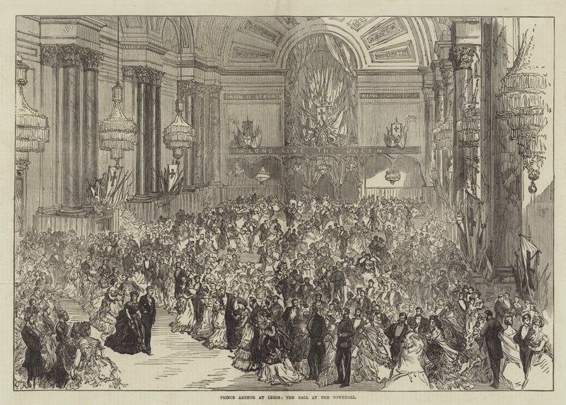 Prins Arthur i Leeds, ballet i rådhuset av Sir John Charles Robinson