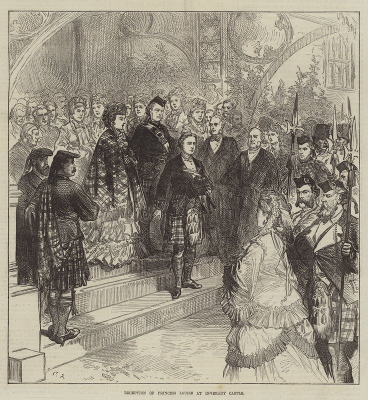 Mottakelse av prinsesse Louise på Inveraray Castle av Sir John Charles Robinson
