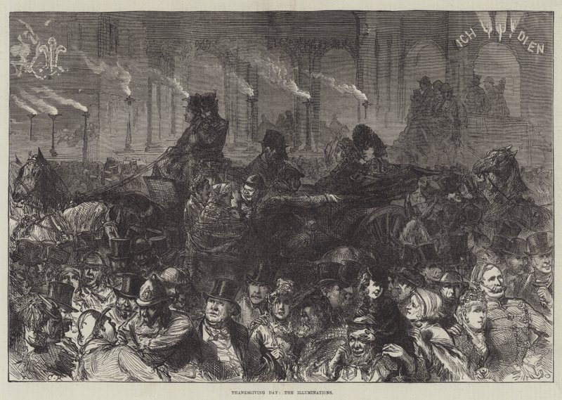 Thanksgiving Day, Illuminations av Sir John Charles Robinson