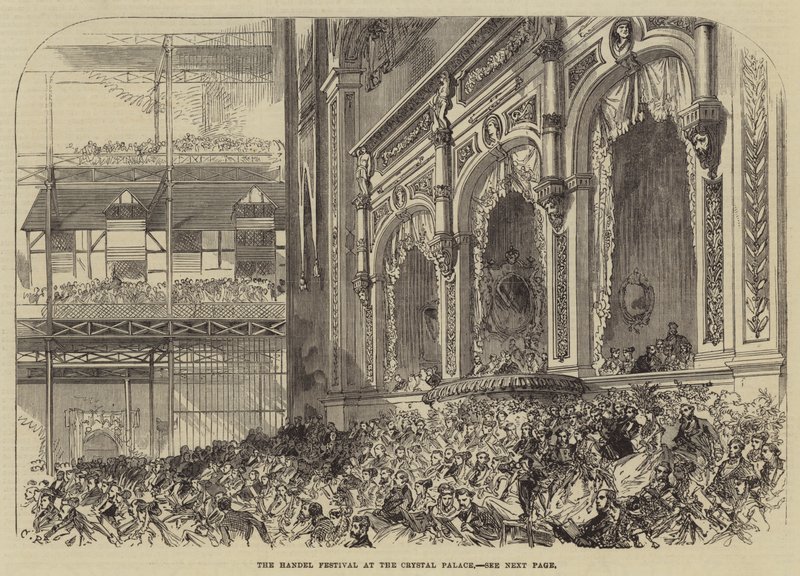 Handelfestivalen i Crystal Palace av Sir John Charles Robinson