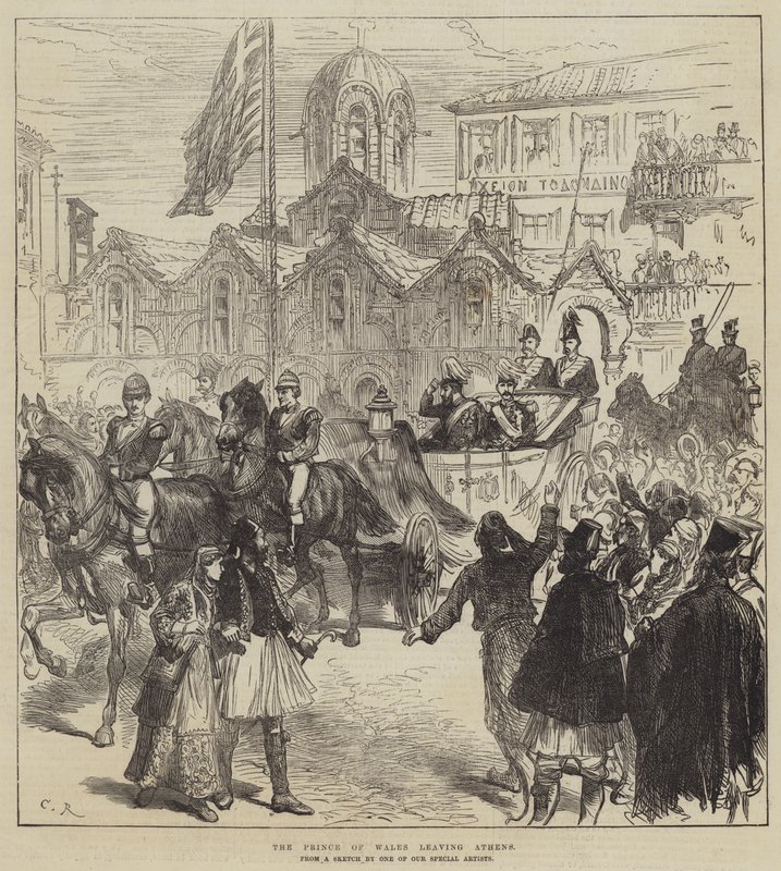 Prinsen av Wales forlater Athen av Sir John Charles Robinson