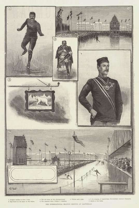 Det internasjonale skøytemøtet i Amsterdam av Charles Whymper