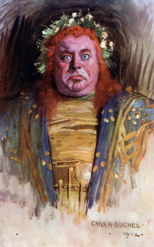 Ctesippus, Mr Henry Kemble (farge litho) av Charles A. Buchel
