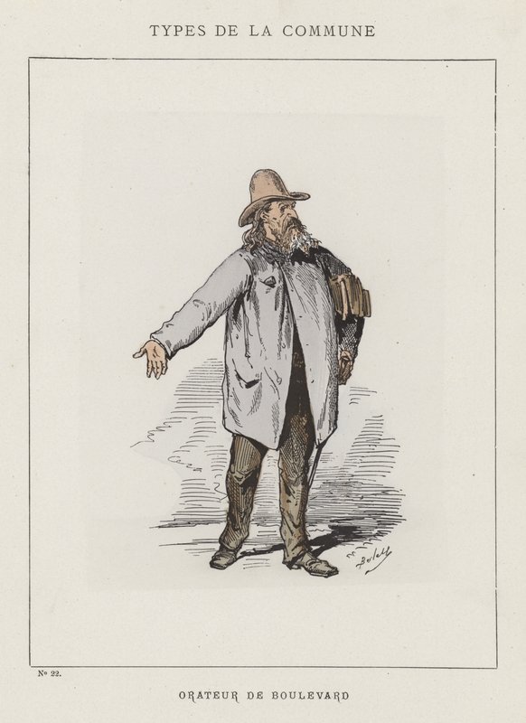 Boulevard høyttaler av Charles Albert d Arnoux Bertall