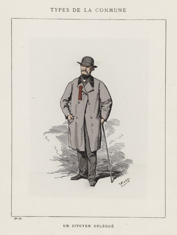 En borgerdelegat av Charles Albert d Arnoux Bertall