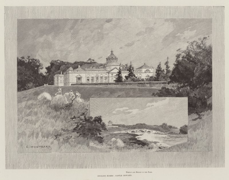 Castle Howard av Charles Auguste Loye
