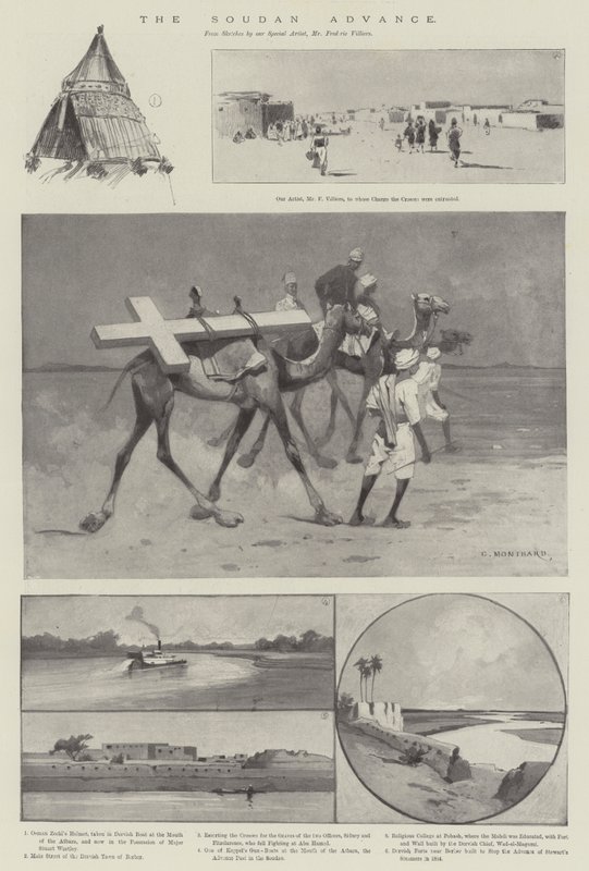 Soudan Advance av Charles Auguste Loye