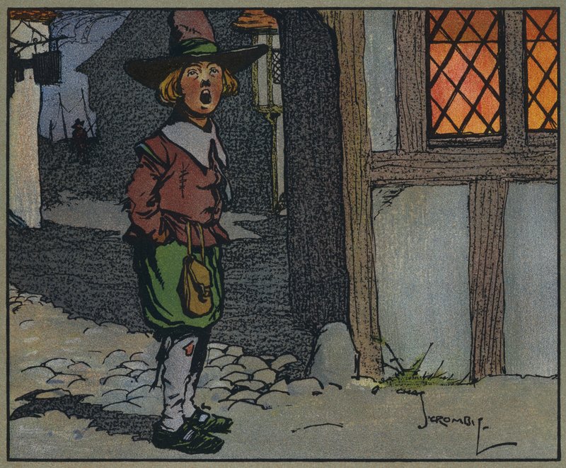 Lille Tom Tucker (litho-farge) av Charles Crombie