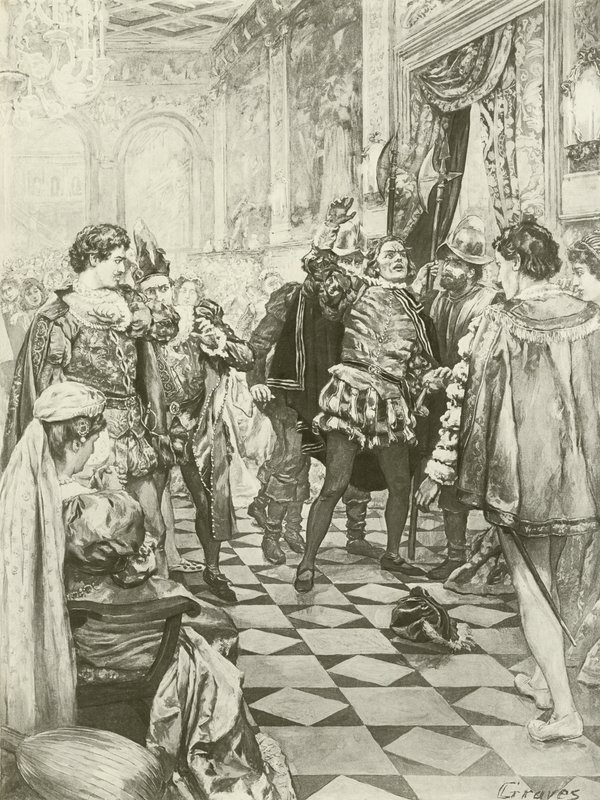 Rigoletto, akt I scene i (dypptrykk) av Charles D. Graves