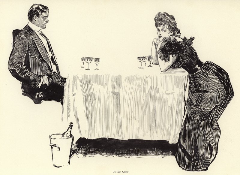 På Savoy av Charles Dana Gibson