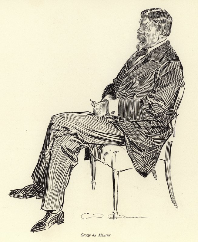 George Du Maurier, portrett av Charles Dana Gibson