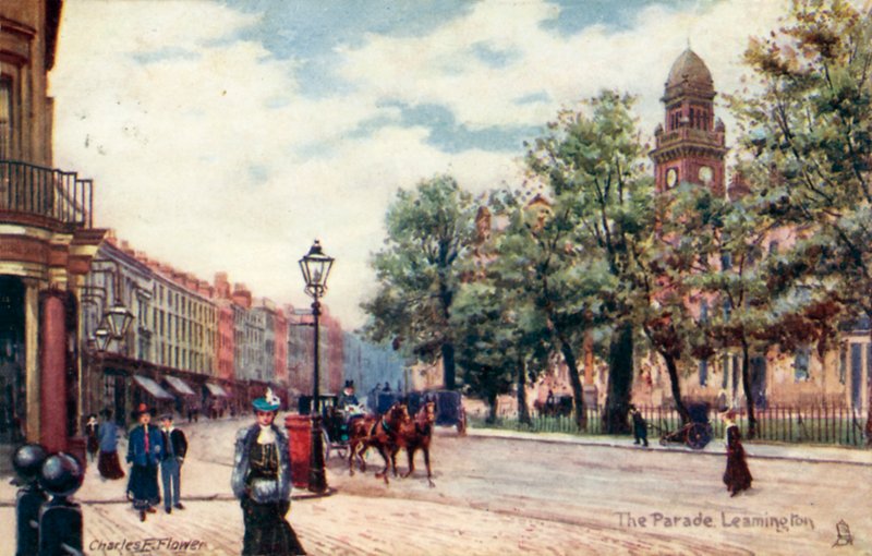 Paraden Leamington av Charles Edwin Flower