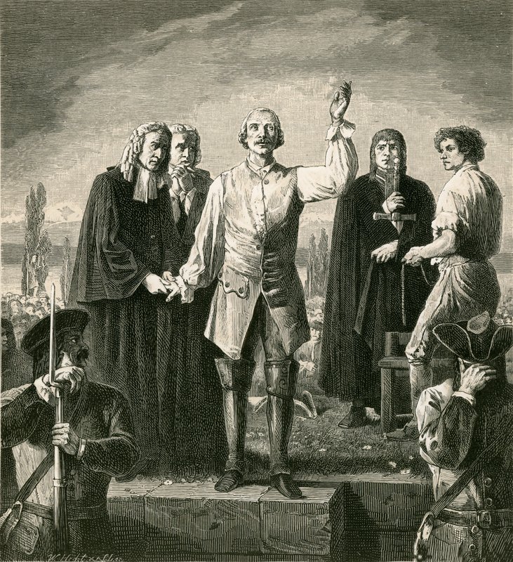Henrettelse av major Davel av Charles Gleyre