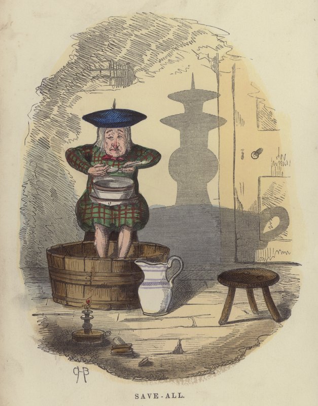 Lagre alt (farget gravering) av Charles Henry Bennett
