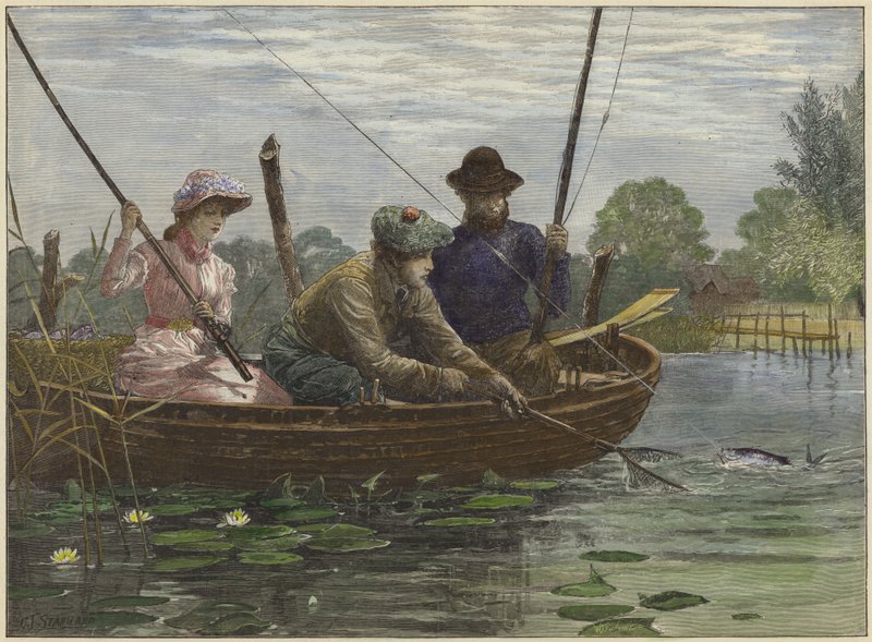 Fiske på Norfolk Broads av Charles J. Staniland