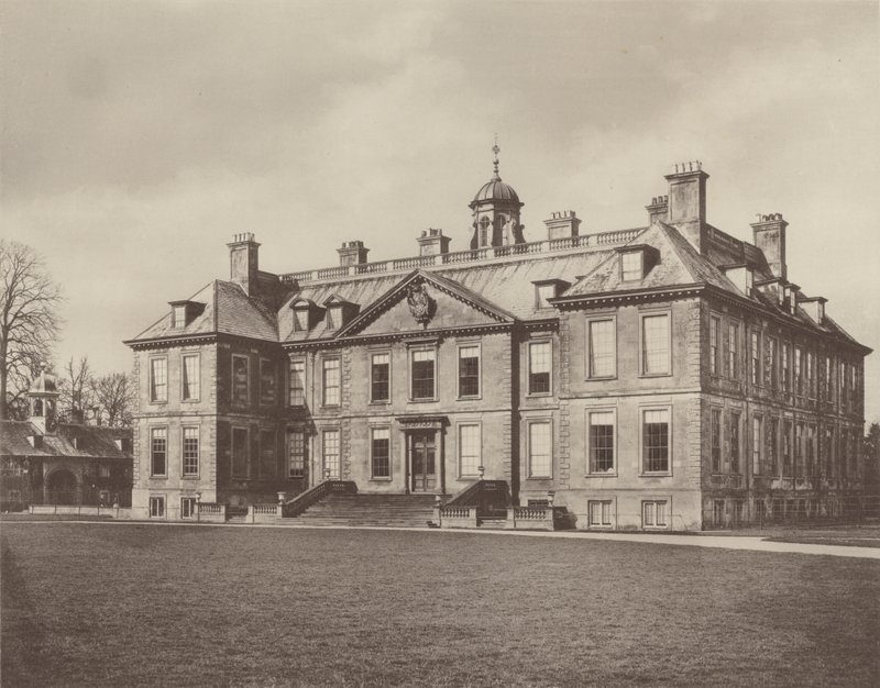 Belton House, Grantham, inngangsfronten av Charles Latham
