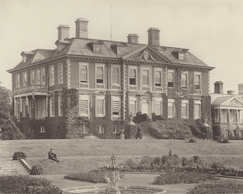 Melton Constable, Norfolk, hagefronten av Charles Latham