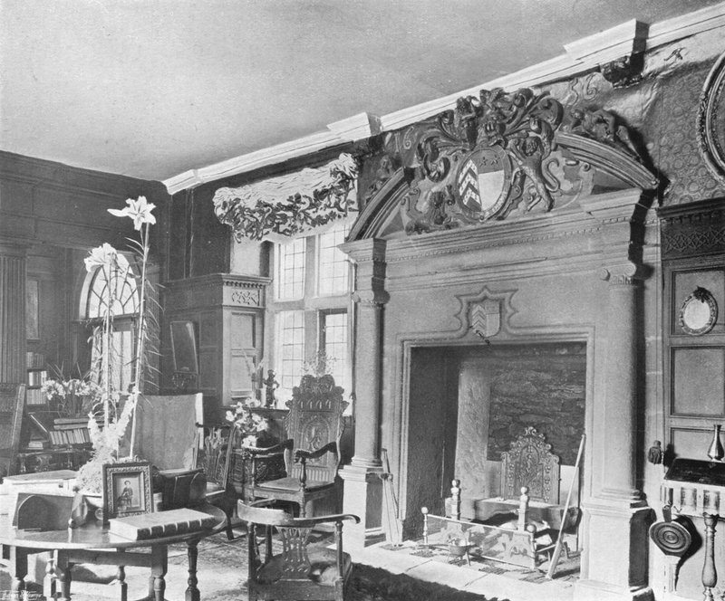 Sydenham House: Interiør i hallen av Charles Latham